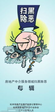 房地产中介服务领域扫黑除恶专辑宣传手册